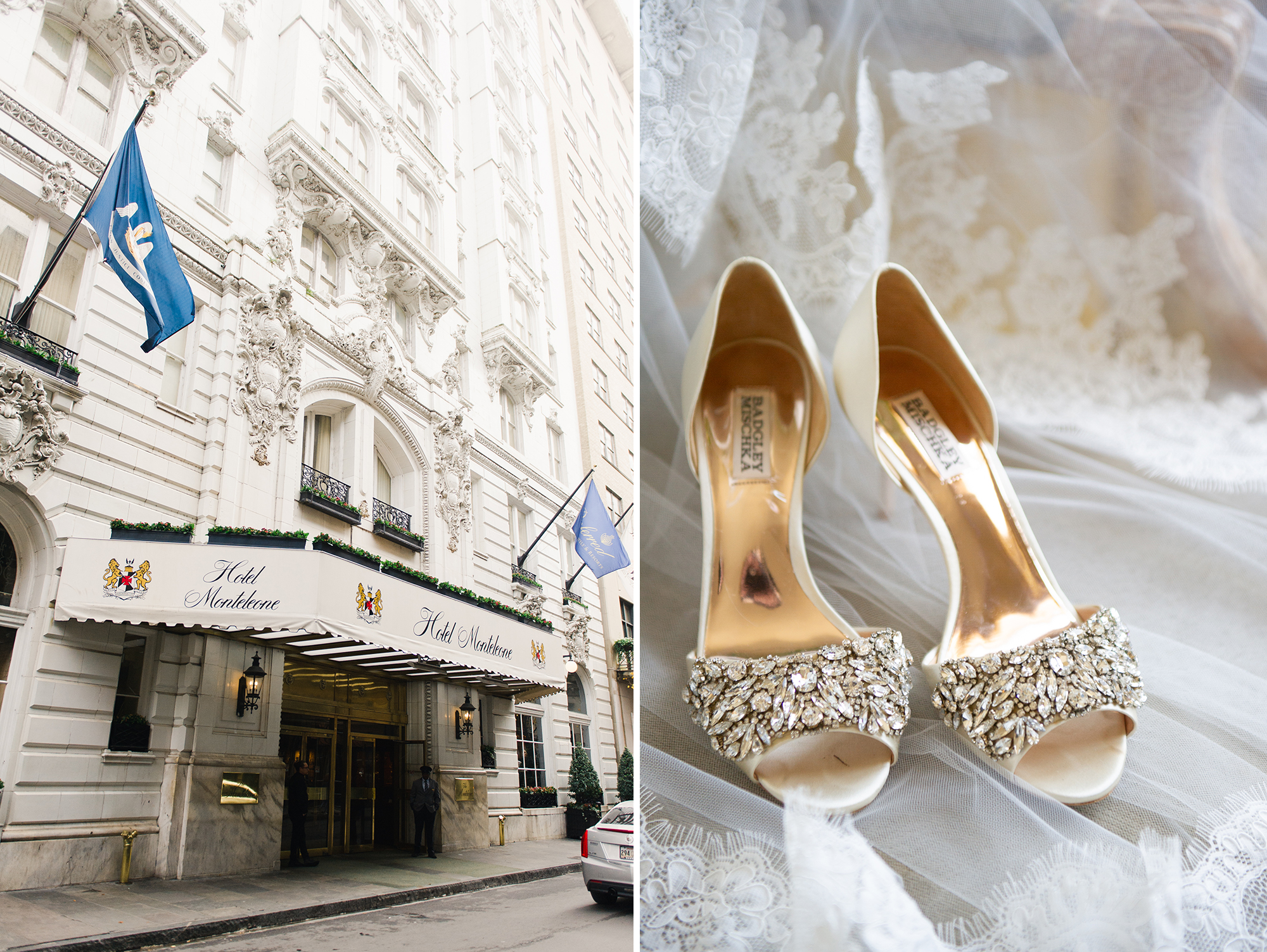 Hotel; bride's shoes