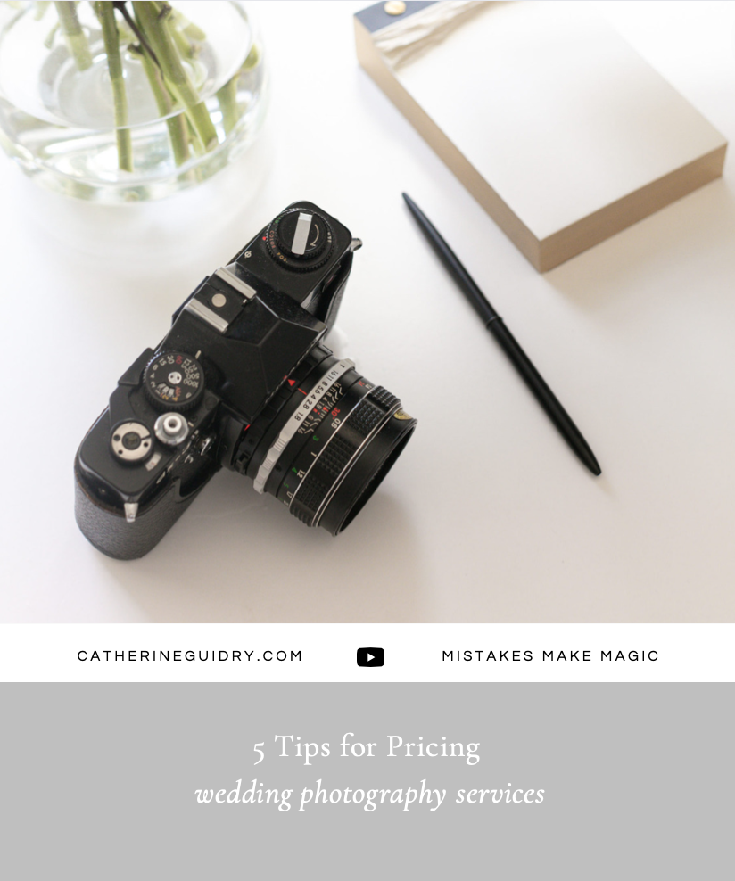 5 Tips for pricing your wedding photography services