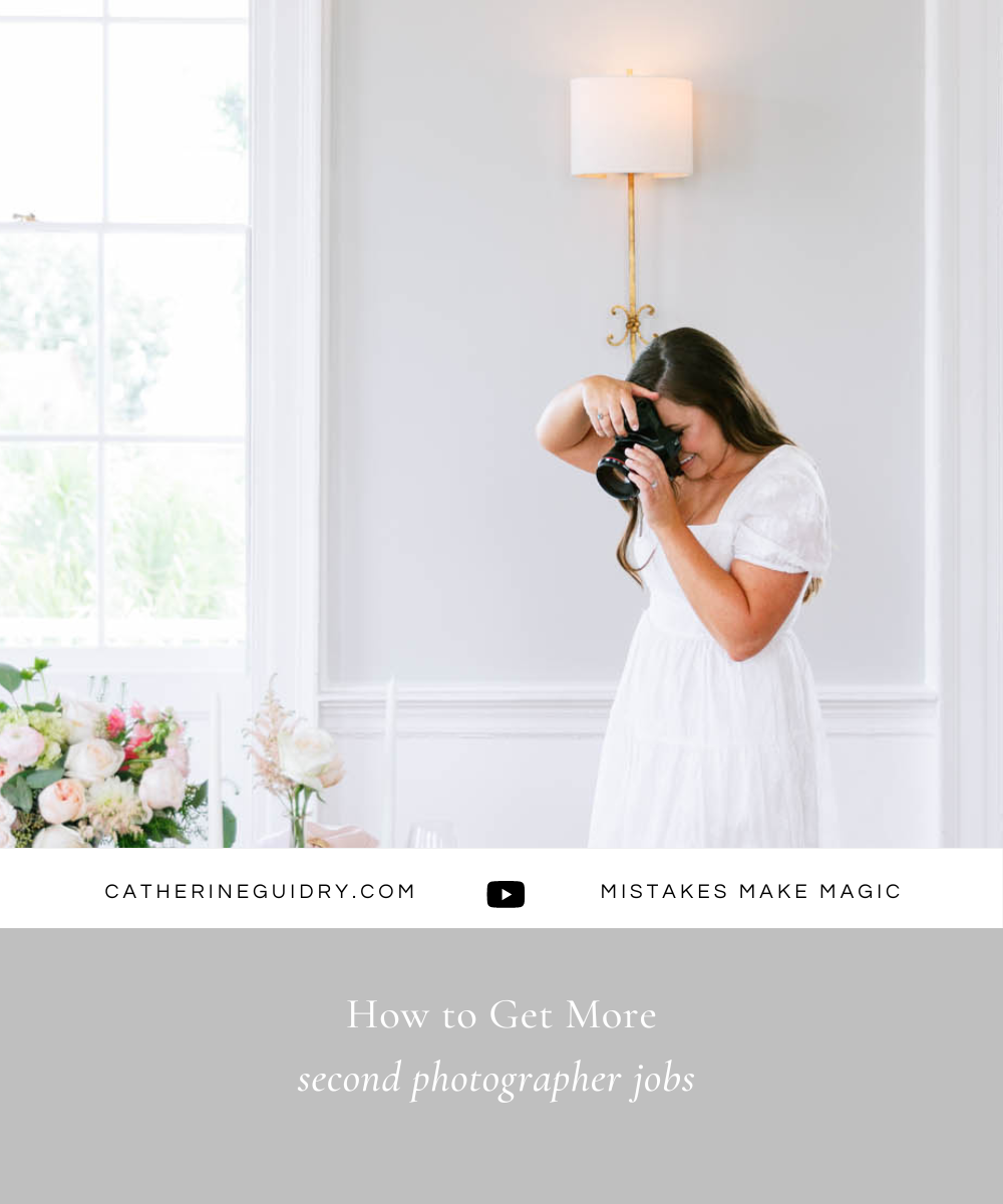 How to Get Second Photographer Jobs | Catherine Guidry